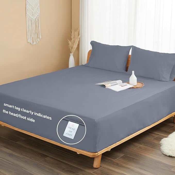 Sunflower Queen Fitted Sheet, 1-Piece Extra Deep Pocket Fitted Bottom Sheet 22" - Image 7