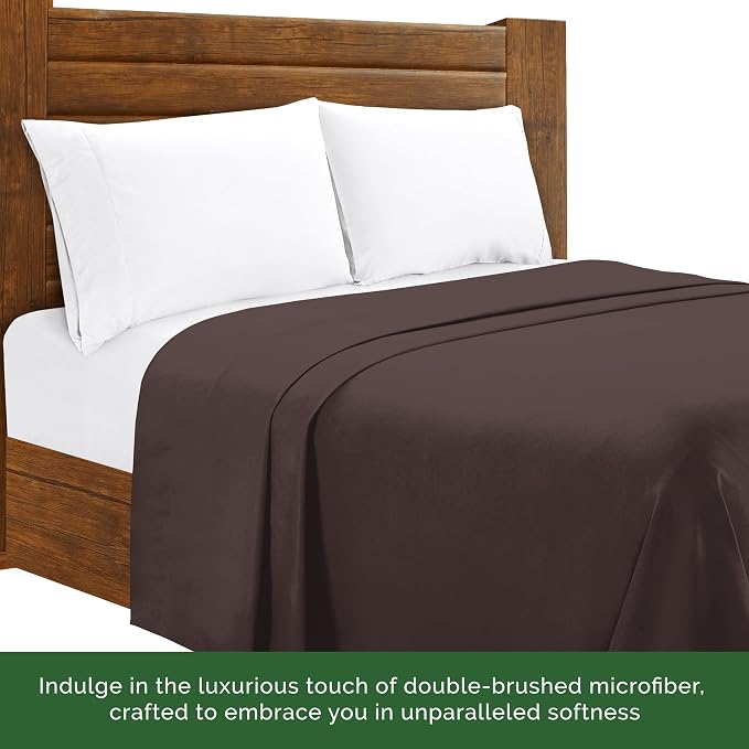 Luxury Flat Sheet on Amazon Elegant Comfort Wrinkle-Free 1500 Premier Hotel - Image 6