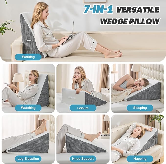 Yojoker Wedge Pillow for Sleeping - Image 7