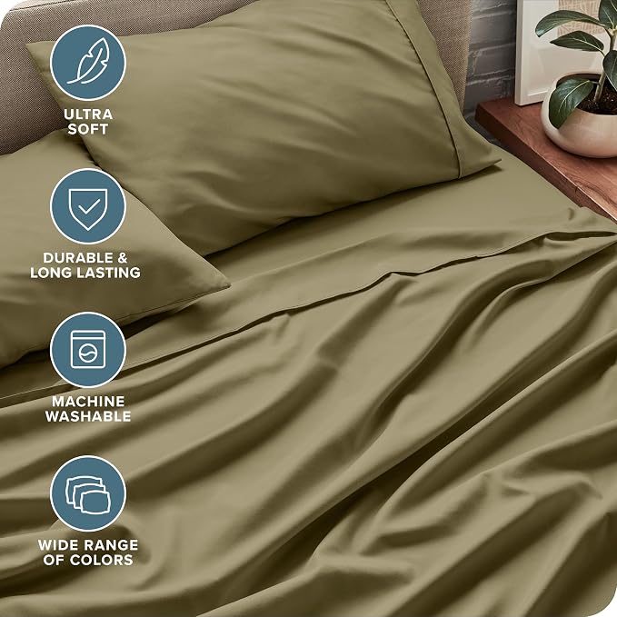 Bare Home Split California King Sheet Set - Image 5