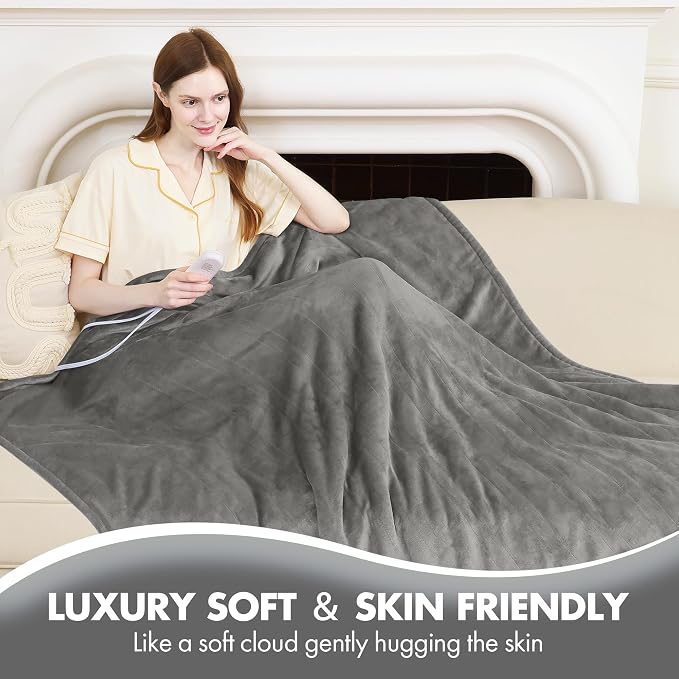 Electric Heated Blanket Full Size 72" x 84" - Image 4