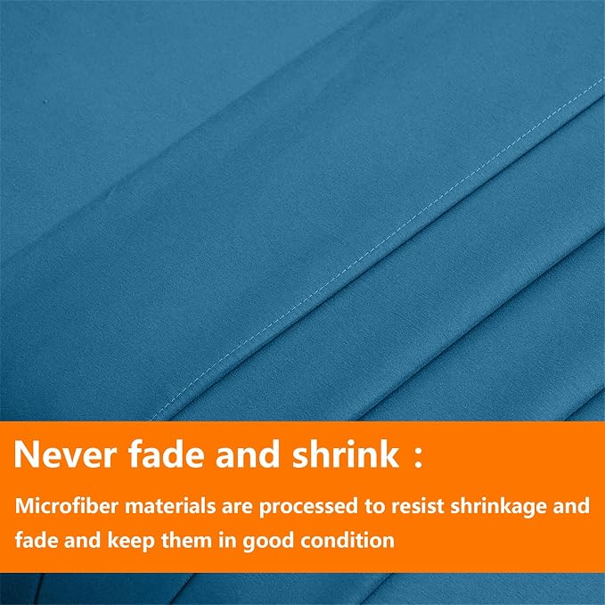 TAIMIT Teal Twin Size Comforter Set - Image 7