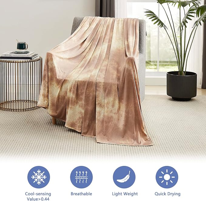 Topcee Cooling Blankets for Hot Sleepers, Arc-Chill Q-Max >0.5 Cool Fiber - Image 6