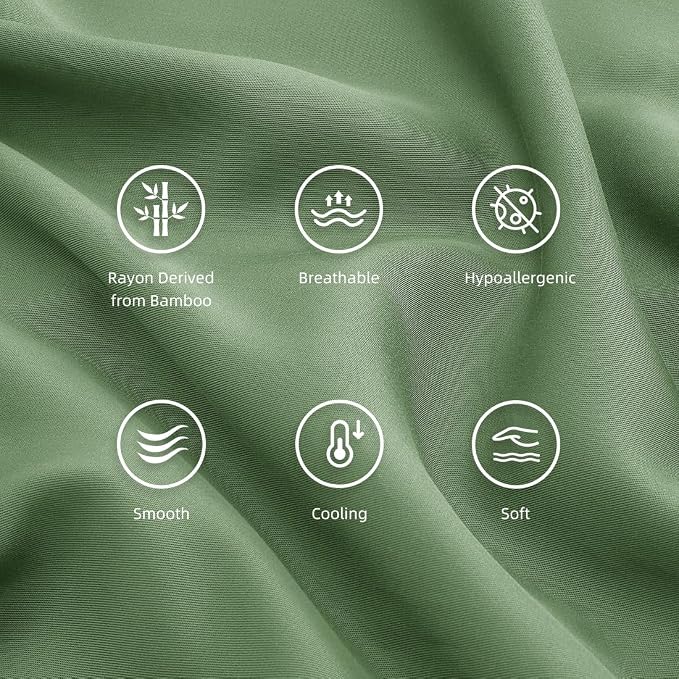 King Pillowcases, Cooling Viscose from Bamboo Pillow Covers - Image 4