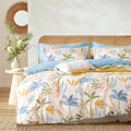 LEMIROE Tropical Coastal Blue Cotton Comforter Queen Size 3Pcs by LEMIROEBEDDING