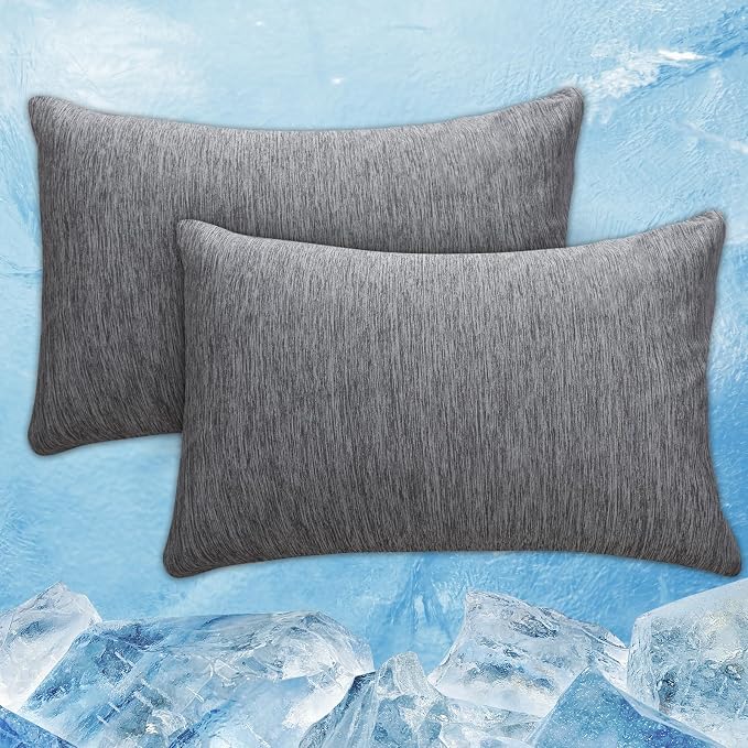 CHOSHOME Cooling Pillow Cases Zipper Pillow Covers Q-Max > 0.45 Zippered by CHOSHOME