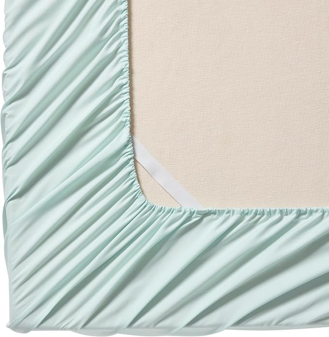 Twin XL Fitted Sheet Only with Full Elastic & Built in Corner Sheet Straps to - Image 2