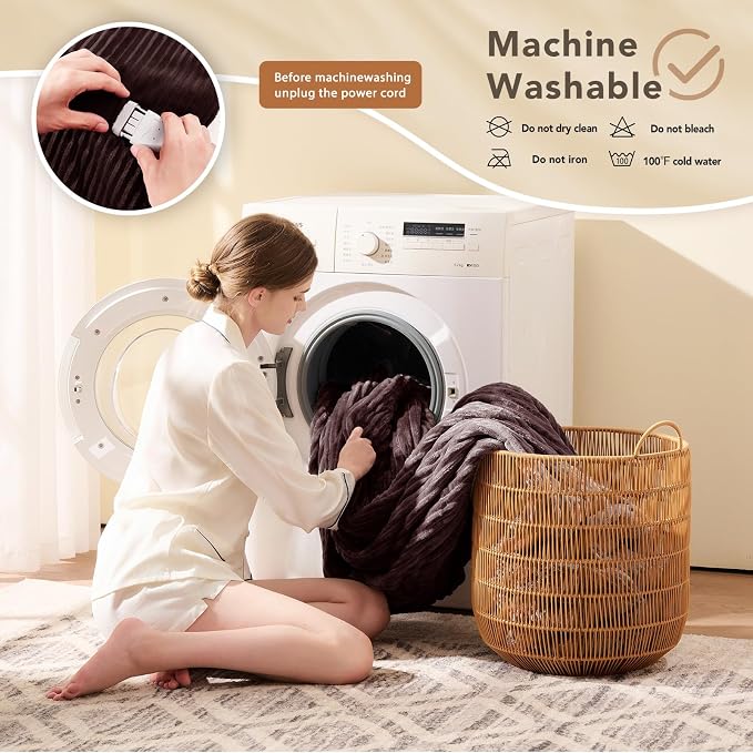 Homemate Electric Heated Blanket Queen Size - Image 7