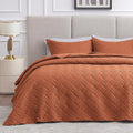Love's cabin Twin Quilt Bedding Set Umber Bedspreads by Lovescabin