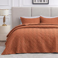 Love's cabin King Size Quilt Bedding Set Umber Bedspreads by Lovescabin