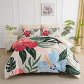 Yogeneg 7 Piece Bed in a Bag Queen Size Comforter Set Beige Bedding Set by YOGENEG