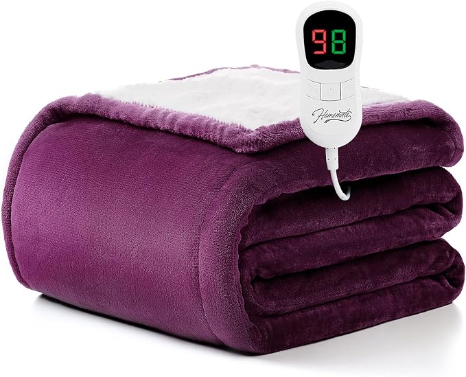 Homemate Heated Blanket Electric Throw by Homemate