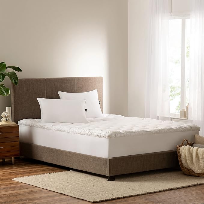 SERTA Down Illusion Soft Hypoallergenic 2 inch Pillowtop Simple Fit Mattress by Serta