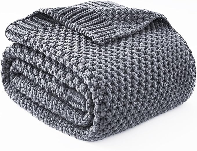 Topcee Knitted Weighted Blanket by Topcee%E2%80%94ForYourGoodSleep
