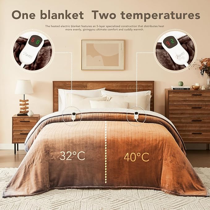 Homemate Electric Heated Blanket Twin - Image 6