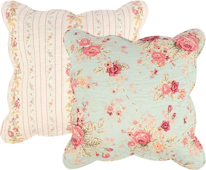 Greenland Home Antique Rose 100% Cotton Heirloom-Quality Quilt Set, 5-Piece - Image 3