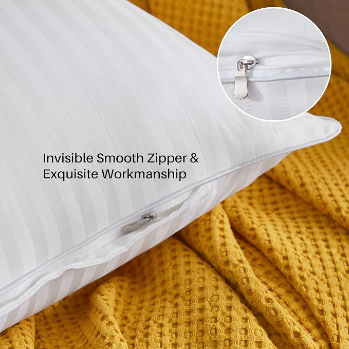 Oubonun 30 x 30 Throw Pillow Inserts, Firm and Fluffy Decorative Square Pillows - Image 5