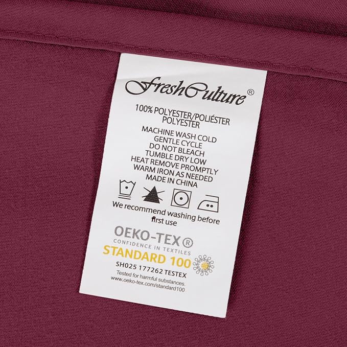 FreshCulture Full Flat Sheets Only 2 Pack - Image 7