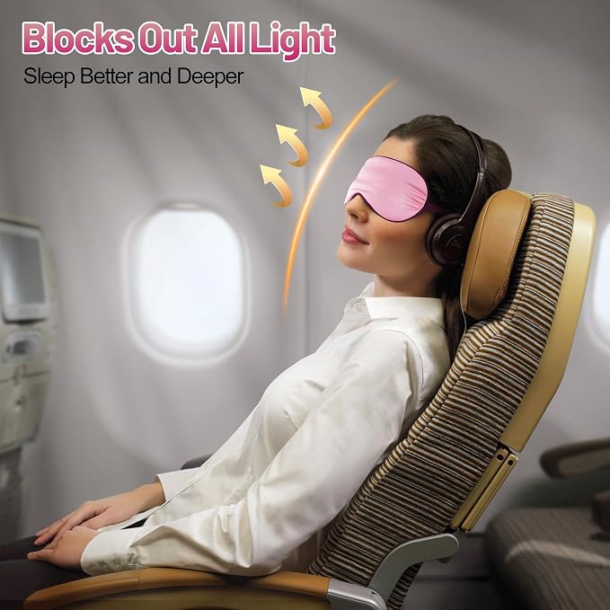 Sleep Mask, Silk Eye Mask for Sleeping - Image 7