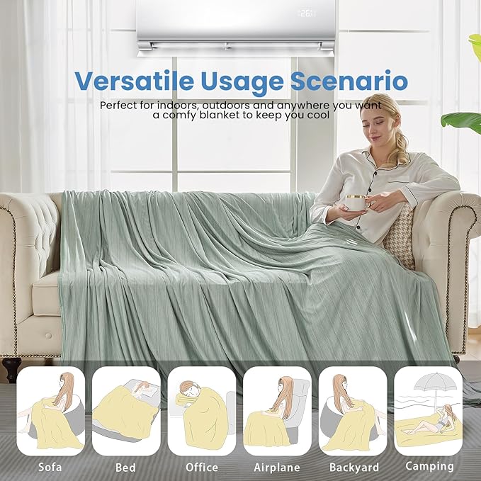 OIGAE Cooling Blanket for Hot Sleepers - Image 7
