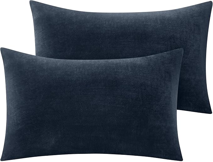 BEDELITE Flannel King Size Pillow Cases Set of 2, Super Soft Fleece Pillowcases by BEDELITE