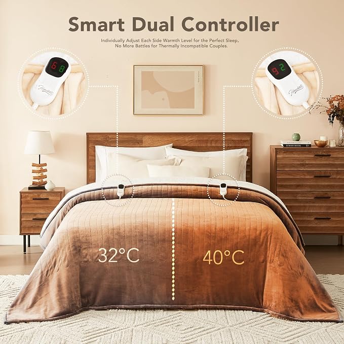 Homemate Heated Electric Blanket King Size - Image 6