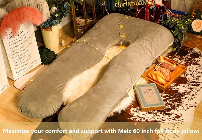 Meiz Pregnancy Pillow, U Shaped Full Body Pillow, Pregnancy Pillows - Image 2
