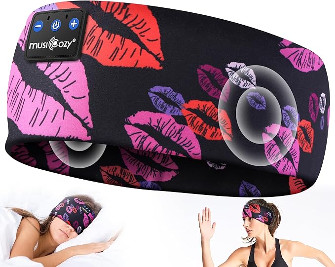 MUSICOZY Sleep Headphones Bluetooth 5.4 Headband, Wireless Earphones Music by MUSICOZY