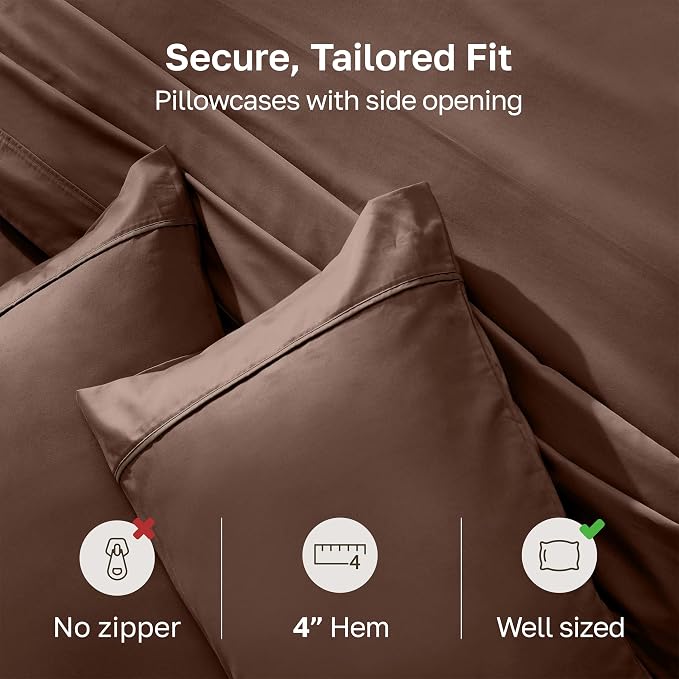 California Design Den Standard/Queen Size Pillowcase Set - Image 4