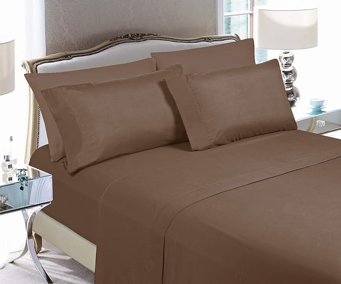 Elegant Comfort Luxury Soft Bed Sheets 1500 Premium Hotel Quality Microfiber - Image 2