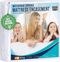Utopia Bedding Mattress Protector Zippered King Size, 100% Waterproof Bed Bug by UTOPIABEDDING