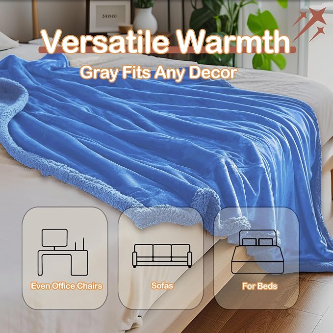 Electric Heated Blanket Throw Size 50" x 60" - Image 5