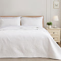 Exclusivo Mezcla California King Quilt Bedding Set, Lightweight White Quilts by ExclusivoMezcla
