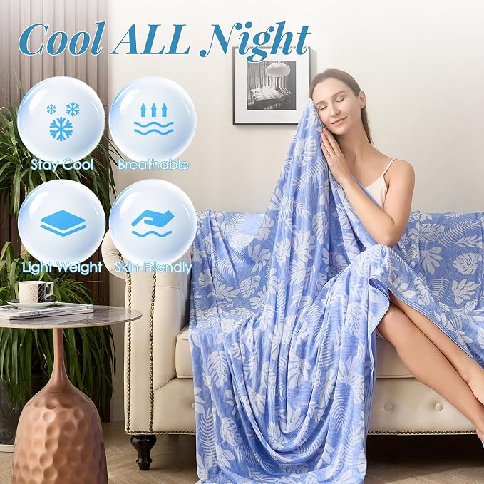 OIGAE Cooling Blanket for Hot Sleepers - Image 3