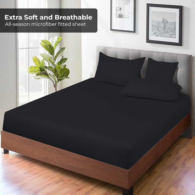 Royale Linens Fitted Sheet Twin XL - Image 4