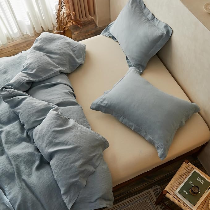 Simple&Opulence 100% Linen Duvet Cover Set - Image 6