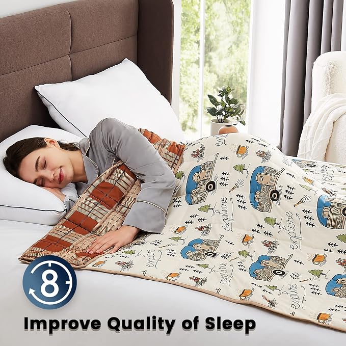 CuteKing Weighted Blanket for Adults Heavy Blanket for 140-150lbs, Weighted - Image 2