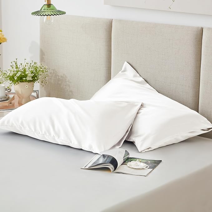Love's cabin Satin Pillowcase Set of 2 Standard Size 20x26, Cooling Pillow - Image 6