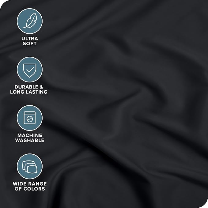 Bare Home 2-Pack Fitted Bottom Sheets Short Queen - Image 2