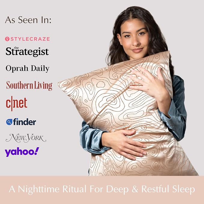 Silk Pillowcase for Hair and Skin, Special Edition Patterned Silk Pillowcase - Image 3