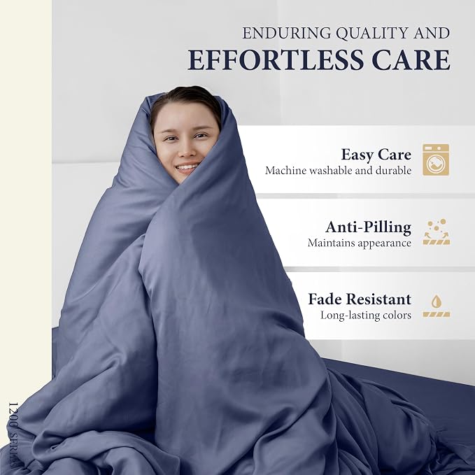 100% Egyptian Cotton King Size Sheets Set - Image 7