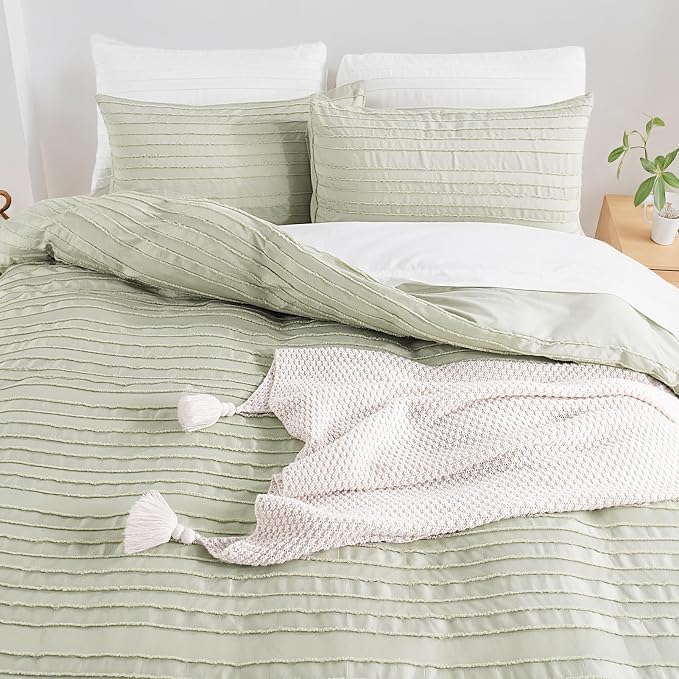 NEXHOME PRO Duvet Cover King, 3 Pieces Boho Tufted Duvet Cover Set, Soft and - Image 8
