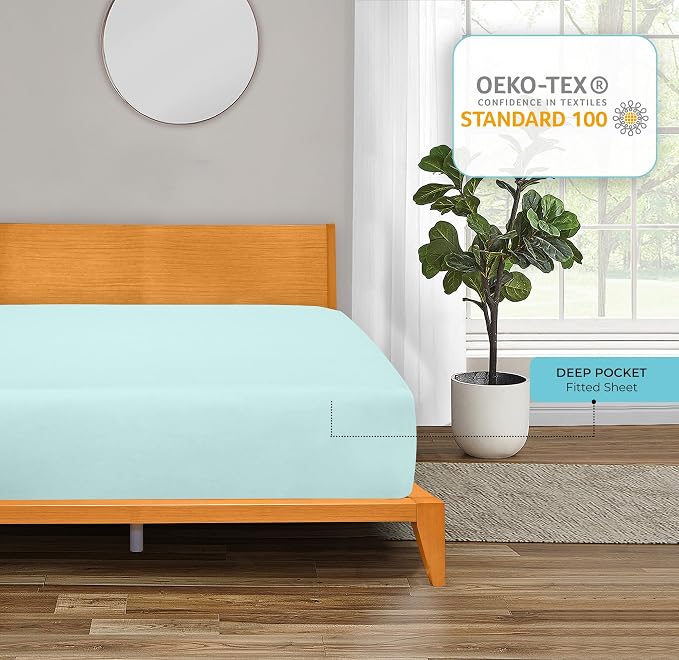 Royale Linens Fitted Sheet Twin XL - Image 7