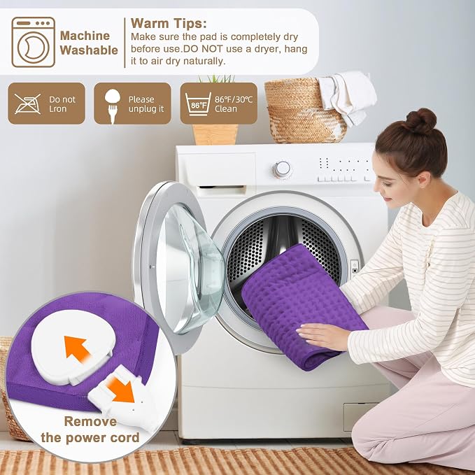 Deepsoon Heating Pad, Electric Heating Pads - Image 6
