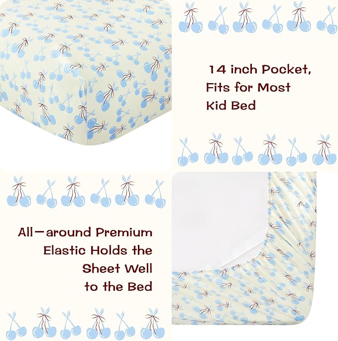 lasoftan Kids Sheet Set Twin Size, Twin Sheet Set - Image 3