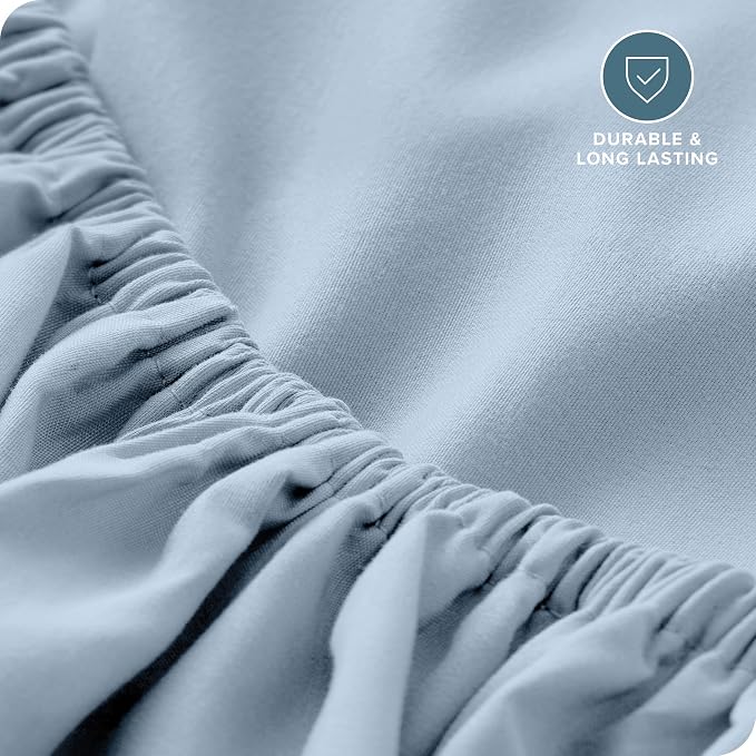 Bare Home Fitted Bottom Sheet Queen Size - Image 5
