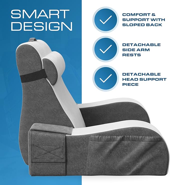 Kolbs Wedge Reading Pillow for Bed, Cushion - Image 7