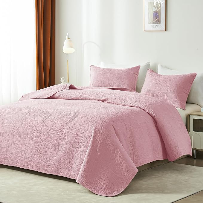 akkialla Twin Quilt Set, Soft Microfiber Coverlet - Image 2