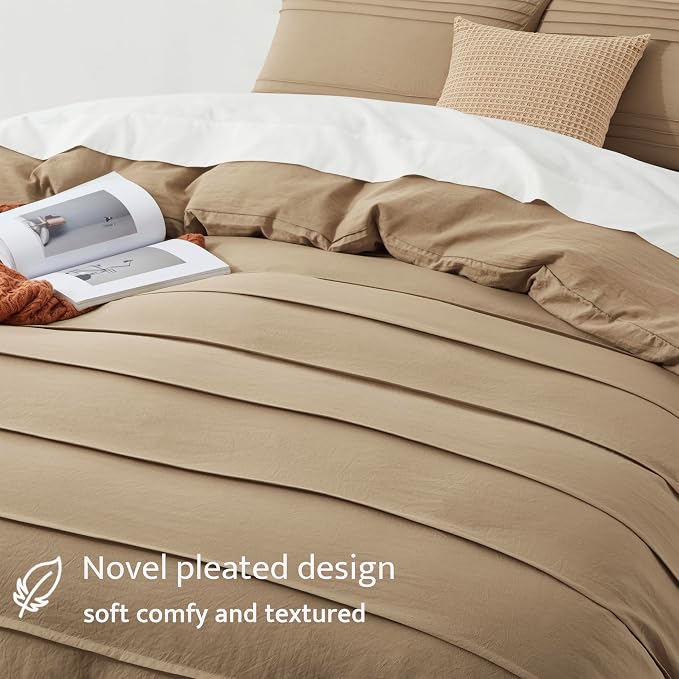 Oli Anderson Khaki Duvet Cover Queen Size - Image 4