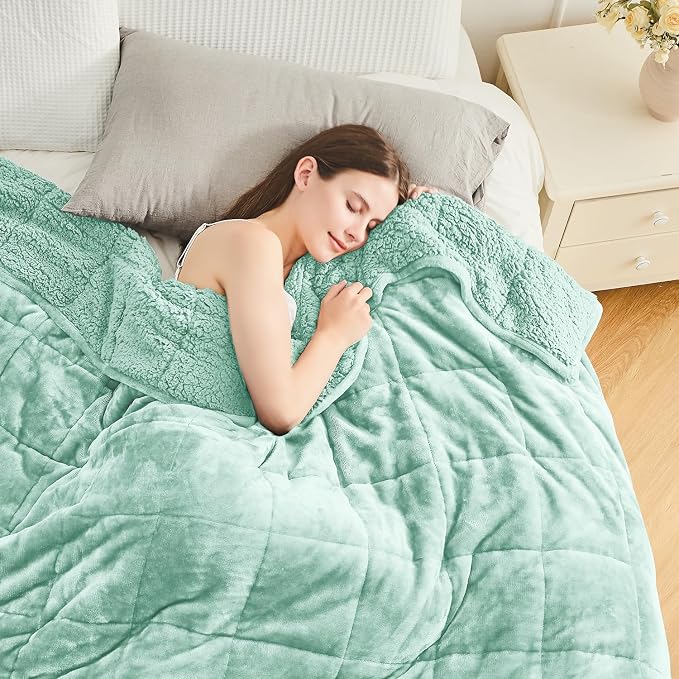 Cottonblue Weighted Blanket for Adults 20 lbs Queen Size 60x80 inches, Cozy by Cottonblue